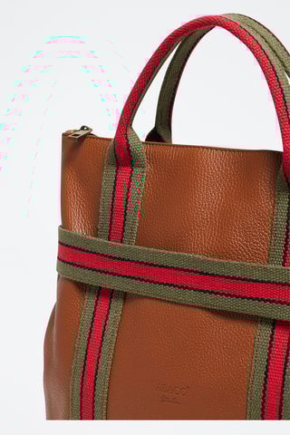 Mochila de couro Gao Dollaro - Camel