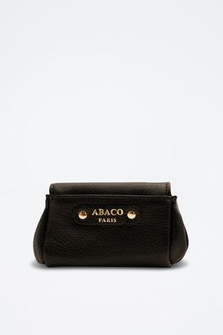 Porta-moedas em couro Friend - Preto
