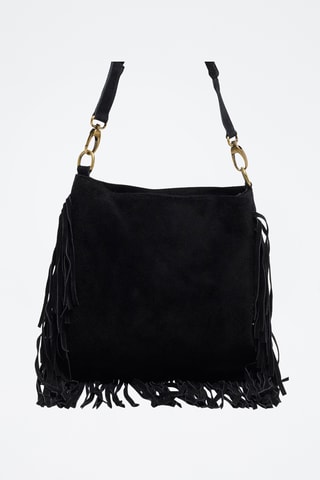 Mala de couro Lucy Franges - Preto