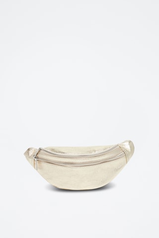 Bolsa de cintura em couro Lyat - Dourado