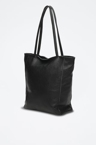 Mala shopper em couro Renza - Preto