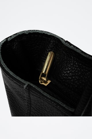 Mala shopper em couro Renza - Preto