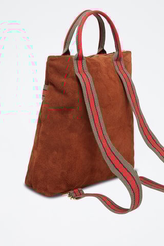 Mochila de nobuck Gao - Camel