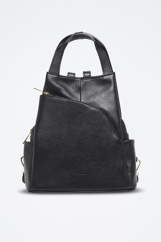 Mochila em couro Nala - Preto