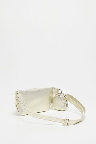 Bolsa de cintura em couro Tena - Dourado - Dourado