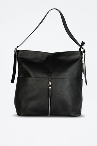Mala de ombro em couro Roxy  - Preto