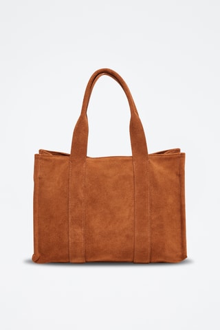 Mala shopper em nobuck Isa - Camel