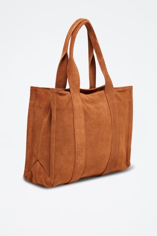 Mala shopper em nobuck Isa - Camel