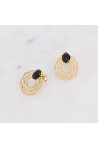 Boucles d'oreilles - Onyx