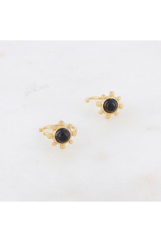 2 earcuffs - Onyx
