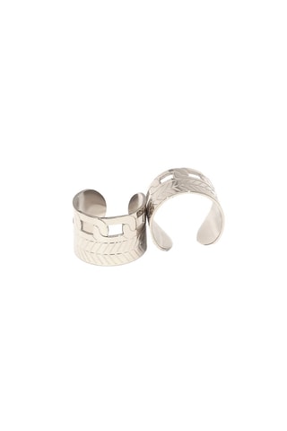 2 earcuffs - Argenté