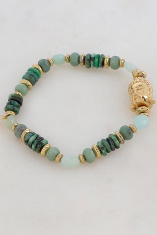 Bracelet élasqtique Ikita - Turquoise africaine
