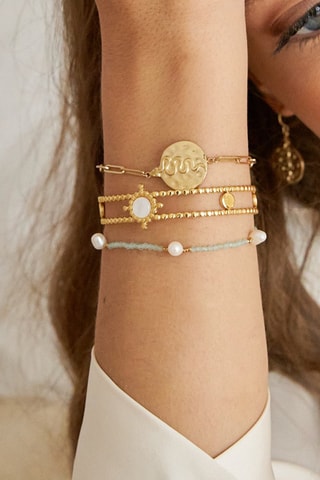 Bracelet - Amazonites et perles de culture d’eau douce