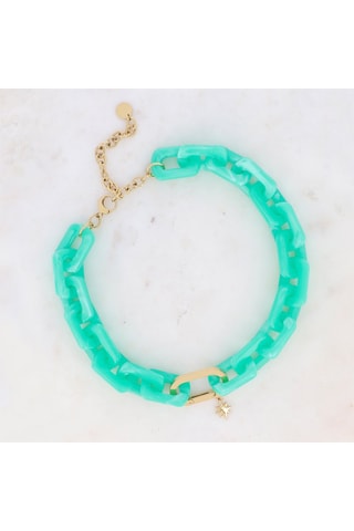 Collier - Turquoise et doré