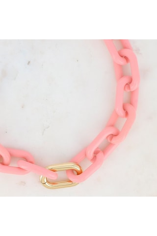 Collier - Rose et doré