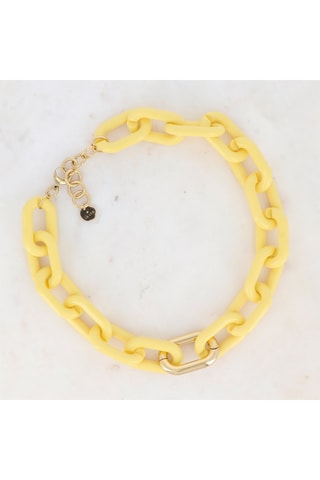Collier - Doré et jaune