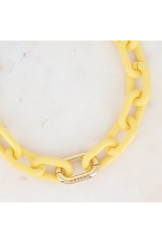 Collier - Doré et jaune