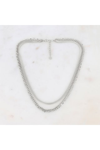 Collier multirangs - Argenté