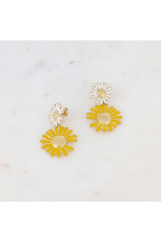 Boucles d’oreilles - Doré et jaune