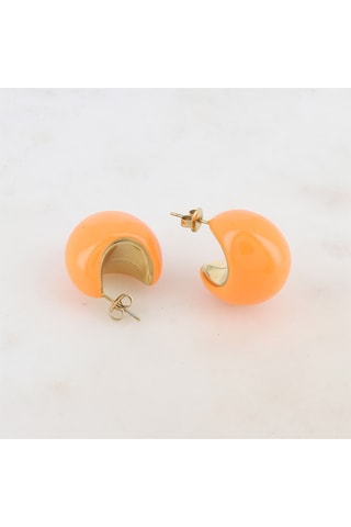 Créoles - Orange et doré