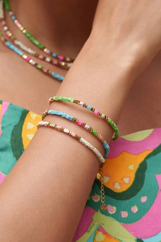 Bracelet - Doré et turquoise