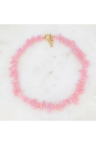 Collier - Doré et rose