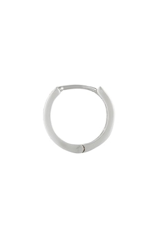 Argolas Lucie  Ouro branco - 1,1 cm