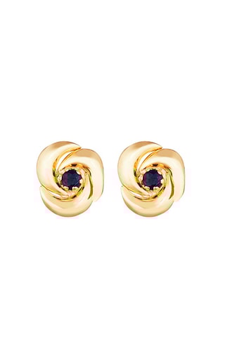 Brincos Tourbillon Saphir Ouro amarelo e safira