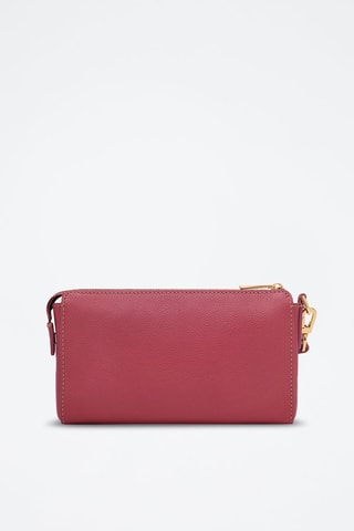 Pochette en cuir Wristlet - Rose