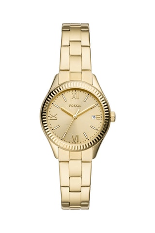 Montre à quartz en acier Rye - Doré