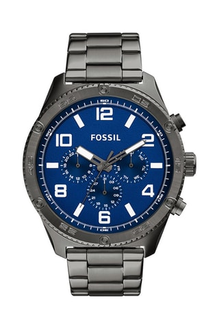 Montre à quartz en acier - Anthracite et bleu marine