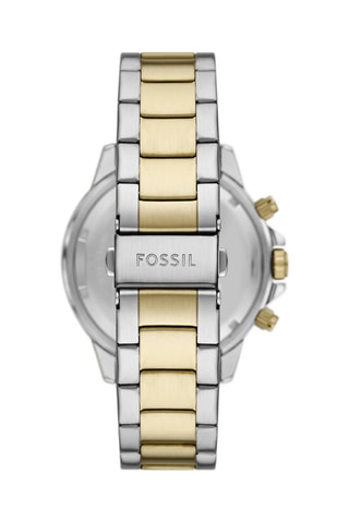 Montre à quartz en acier - Argenté et doré