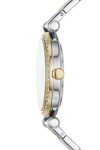 Montre à quartz en acier - Argenté et doré