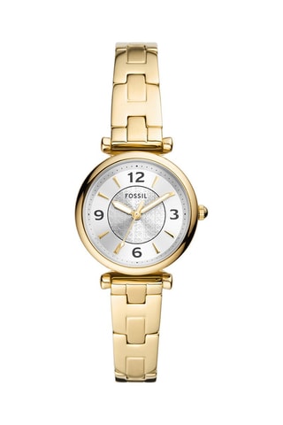 Montre à quartz en acier - Doré et argenté