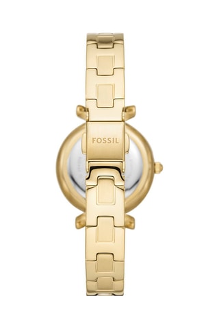 Montre à quartz en acier - Doré et argenté