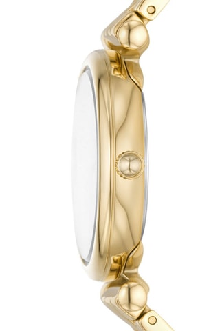 Montre à quartz en acier - Doré et argenté