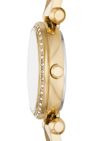 Montre à quartz en acier et nacre Tillie Mini