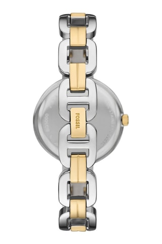 Montre à quartz en acier - Argenté et doré 