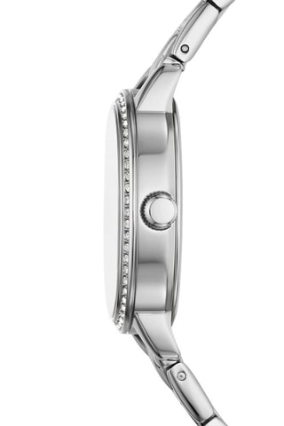 Montre à quartz en acier - Argenté 