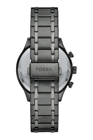 Montre à quartz en acier - Chronographe - Gris