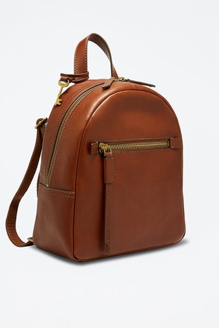Sac à dos en cuir - Camel