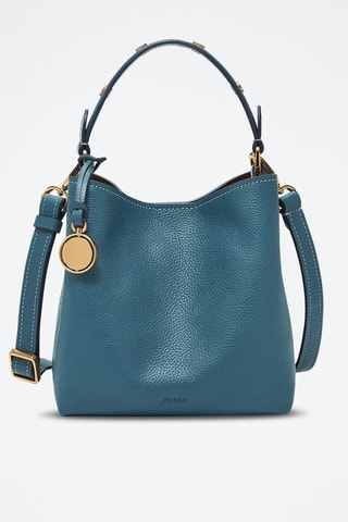 Sac à main en cuir - Bleu