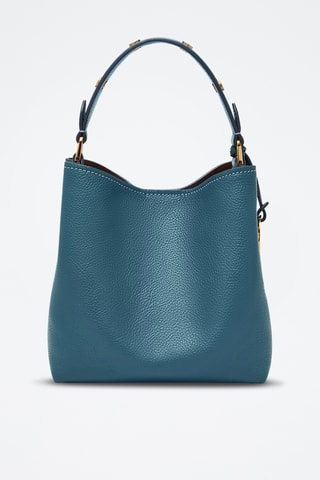 Sac à main en cuir - Bleu