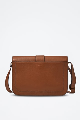 Sac bandoulière en cuir - Marron