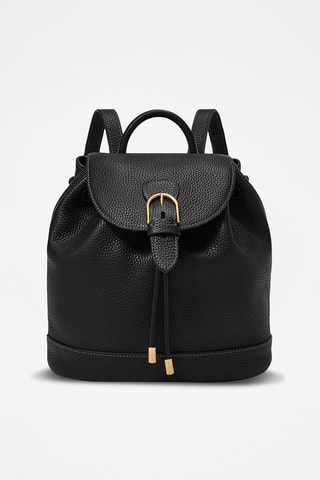 Sac à dos en cuir - Noir