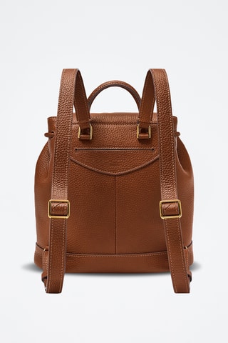 Sac à dos en cuir - Marron