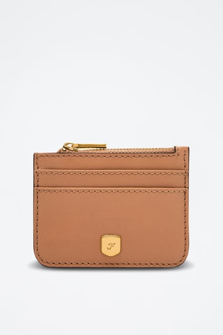Porte-cartes en cuir - Marron