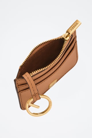 Porte-cartes en cuir - Marron