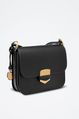 Sac bandoulière en cuir - Noir