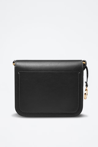 Sac bandoulière en cuir - Noir